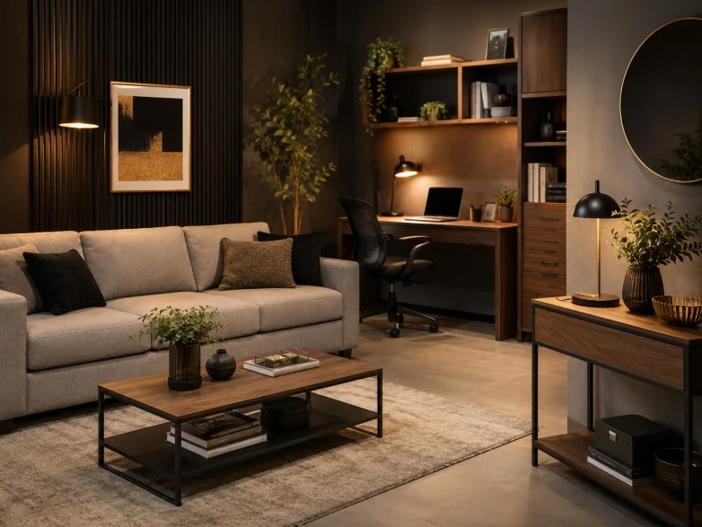 Casa Shopping Móveis - sala decorada