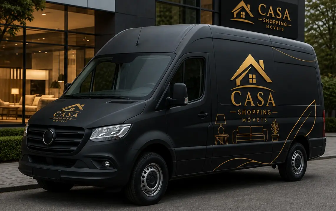 Van de entregas Casa Shopping Móveis